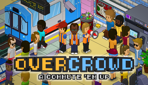 大混雑地下鉄シム『Overcrowd: A Commute 'Em Up』早期アクセス開始―効率的な駅を設計して通勤ラッシュを乗り切れ