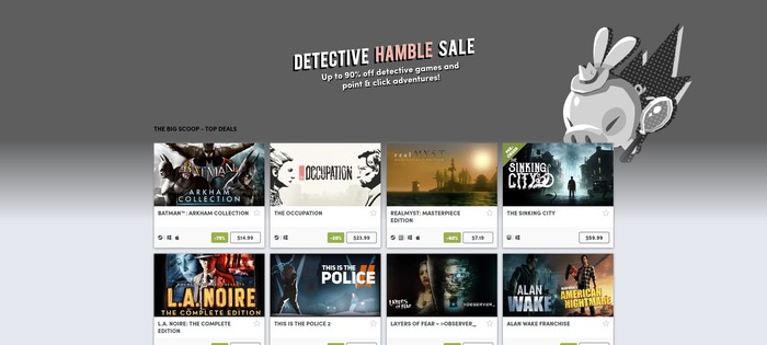 探偵モノが最大90%オフ「Detective Hamble Sale」が開催―『バットマン』や『Alan Wake』も対象