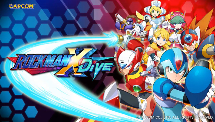 スマホ向けアクションRPG『ROCKMAN X DiVE』プレイ動画が公開！ロックマンの活躍に注目