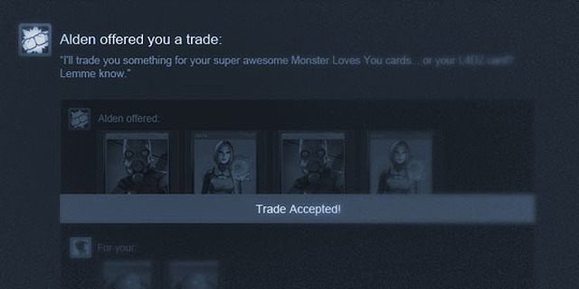 Steamのトレード機能に新機能“Trade Offers”が追加、一方のユーザーがオフラインでもトレード可能に
