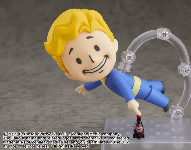 『Fallout』のボルトボーイがねんどろいどに！顔パーツやヌカ・コーラ、もげた四肢も同梱