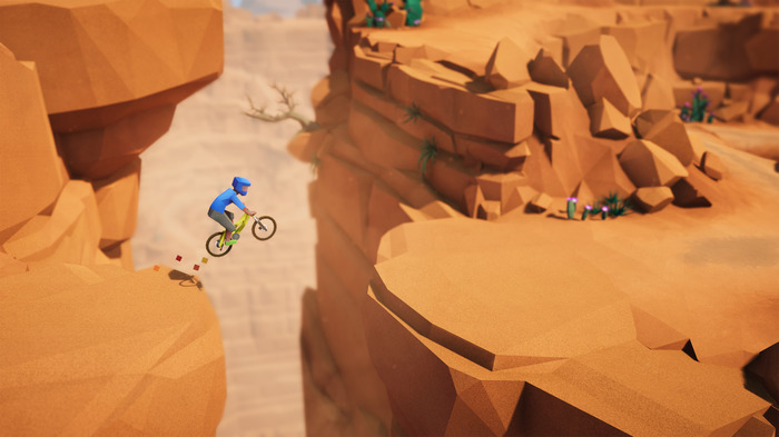 ローポリ調自転車レース『Lonely Mountains: Downhill』現地時間10月23日発売決定！―自分次第のルートでスリリングな山下り