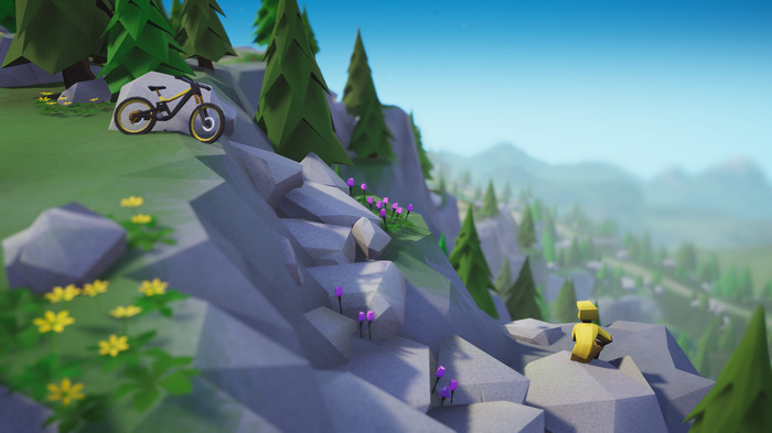 ローポリ調自転車レース『Lonely Mountains: Downhill』現地時間10月23日発売決定！―自分次第のルートでスリリングな山下り