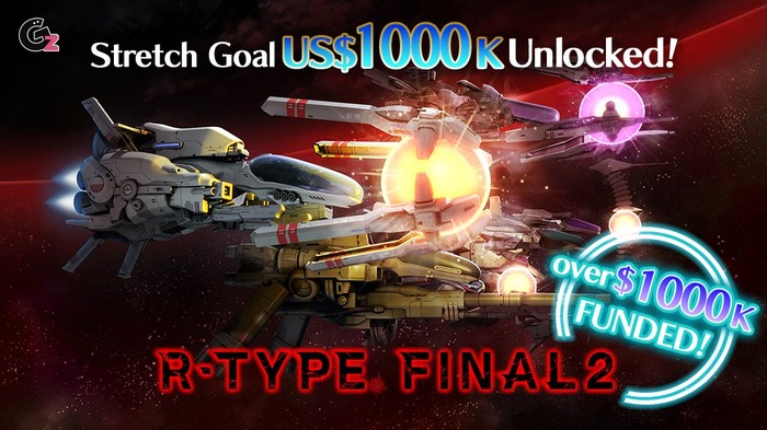 『R-TYPE FINAL2』クラウドファンディング第2弾が100万USドルに到達―9000人超の支援者が後押し