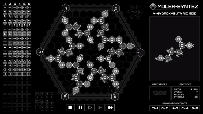 Zachtronicsによる分子合成パズル『MOLEK-SYNTEZ』配信開始！