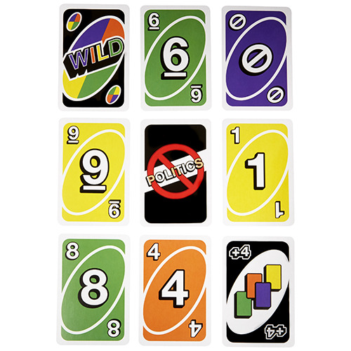 “政治はNO”な『UNO』が登場―赤・青が変更、特殊カードも