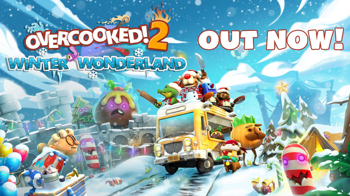 PSアワード2019受賞作『Overcooked 2 』アップデート Winter Wonderland配信開始