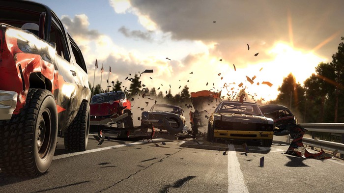 超激突レース注意！『Wreckfest』PS4日本語版国内配信開始―破片飛び散り車体ひしゃげる壮絶バトルを走り抜け