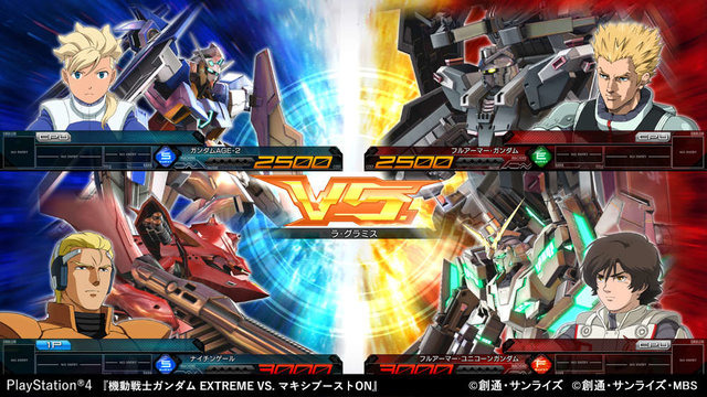 PS4『機動戦士ガンダム EXTREME VS. マキシブーストON』非プレイアブルも合わせ、300以上の機体が登場！  圧巻の“36作品”参戦、最新画像も多数到着