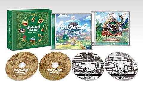 『ゼルダの伝説 夢をみる島』CD4枚組・全205トラックの「オリジナルサウンドトラック」3月18日発売決定―スイッチ/ゲームボーイ音源を収録！