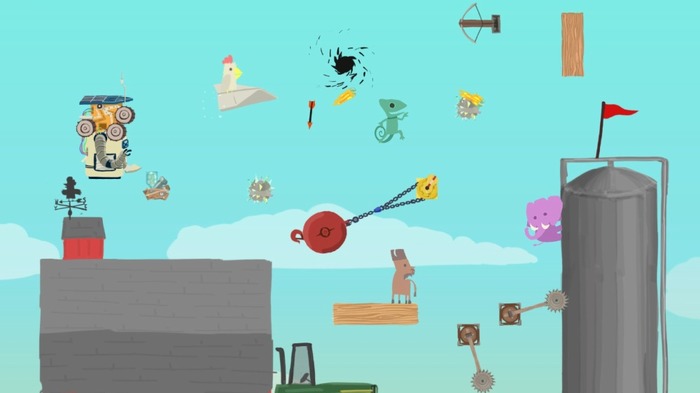 新しい罠やステージを追加する『Ultimate Chicken Horse』アップデート「A-cobra-tic」発表！ PS4/スイッチ間のクロスプレイも可能に