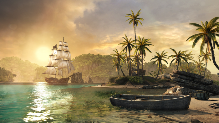 最高設定で撮影したPC版『Assassin’s Creed IV: Black Flag』のスクリーンショットが公開、4K解像度の画像も