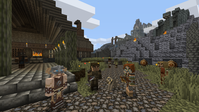 『Minecraft: Xbox 360 Edition』に『Skyrim』Mash-Upパックが近日配信！