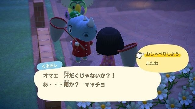 『あつまれ どうぶつの森』 まもなく梅雨明けだけど“雨の日”って悪くないよね─細かな水滴の表現や雨上がりの虹に見とれてみない？