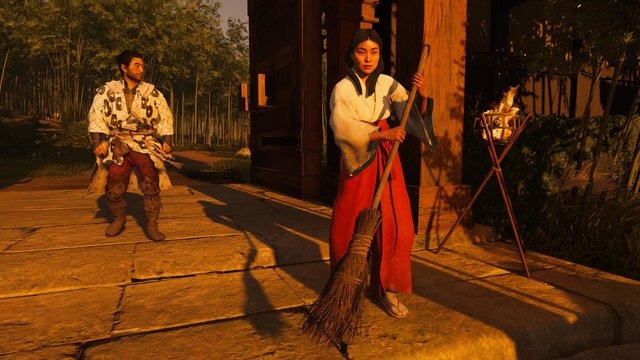 『Ghost of Tsushima』の乱世に咲く一輪の花「巫女さん」に注目してみた（モブだけど）