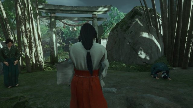 『Ghost of Tsushima』の乱世に咲く一輪の花「巫女さん」に注目してみた（モブだけど）