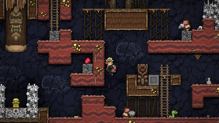 ローグライクACT続編『Spelunky 2』Steam版ストア公開!PS4版から数週間以内に配信予定