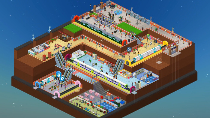 巨大な地下鉄駅を建設して管理する『Overcrowd』正式リリース日決定！