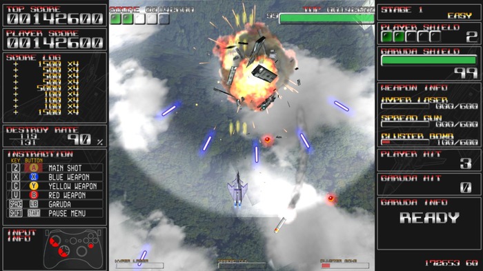 熱いSTGが現れた！『BLUE SABERS: Early Mission』デモ版プレイレポ【Steamゲームフェスティバル】