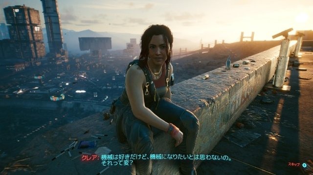 『サイバーパンク2077』むちむちボディなメカニック「クレア」の二の腕とふとももが、私の心を掴んで離さない