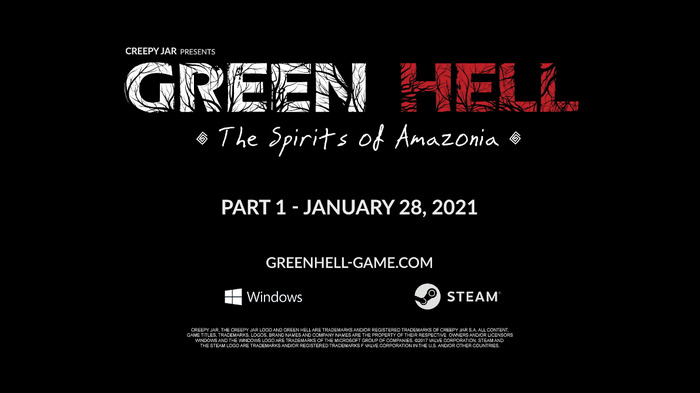 熱帯雨林サバイバル『Green Hell』前日譚を描く「Spirits of Amazonia」パート1配信日が1月28日に決定