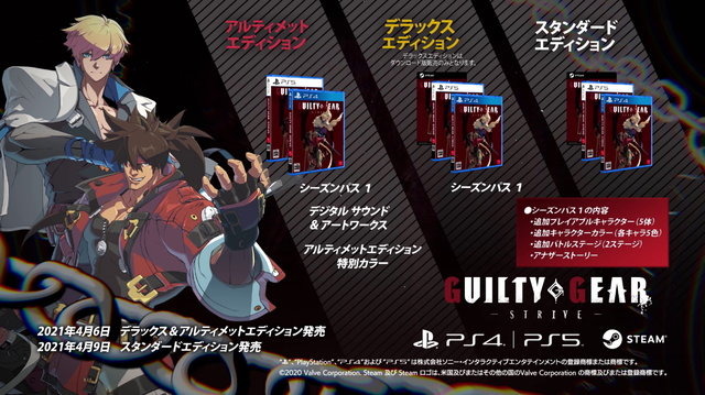 『GUILTY GEAR -STRIVE-』ソル、カイ、アクセルの新技もお披露目！ オープンβに向けた3本の対戦映像が公開