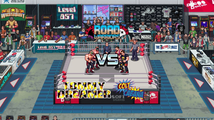 レトロ風プロレスACT『RetroMania Wrestling』配信開始！ ロード・ウォリアーズなど実在選手が多数登場