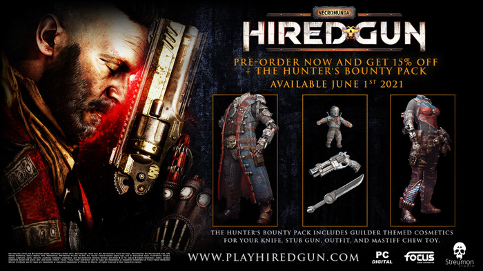 人気ミニチュアシリーズ「Warhammer 40,000」を舞台にしたFPS『Necromunda: Hired Gun』が予約開始！