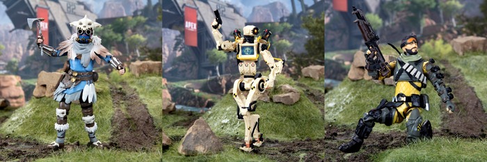 6体買ってミラージュのアルティメットを再現しようぜ！『Apex Legends』6インチフィギュア第3弾が発売開始