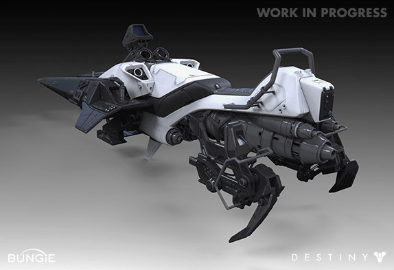 気分はスカウト・トルーパー！『Destiny』の世界での移動手段となる「Shrike」のコンセプトアートが登場