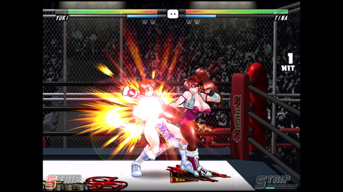 ハードコアな90年代風セクシー格ゲー『Strip Fighter 5: Chimpocon Edition』Steamストアページ公開！