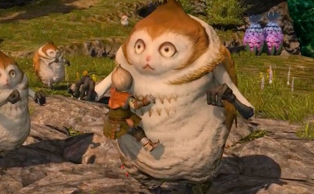 『FF14』パイッサに“トトロ乗り”するララフェル！公式インスタに新マウントを示唆する投稿