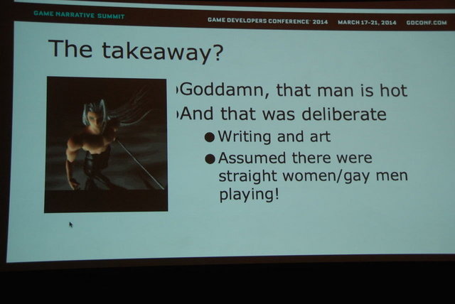 【GDC 2014】女性だって、セクシーな男性キャラクターでゲームしたい！女性シナリオライターによる業界への「異議申し立て」