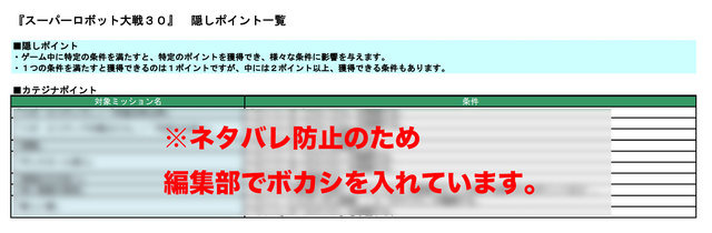 『スパロボ30』“攻略本”級の隠しデータを、突如無料公開！4月13日には最新情報の発表予告も