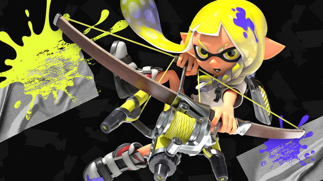 『スプラトゥーン3』新ブキ“弓”の正式名称は「ストリンガー」！地上では「ヨコ射ち」、空中では「タテ射ち」に姿勢が変化