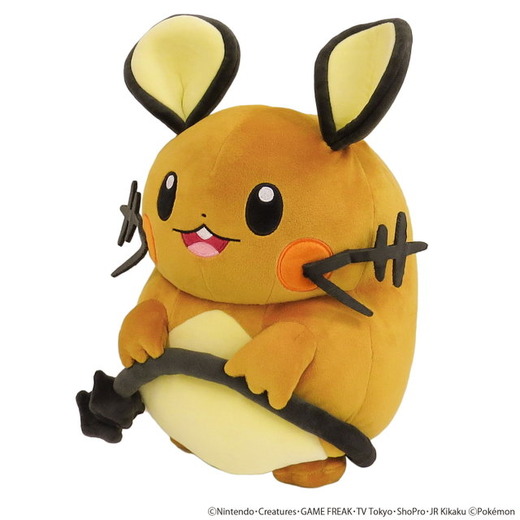 『ポケモン』デデンネ、モクローの「ぽてはぐクッション」発売決定！思わず抱きしめたくなるサイズ感