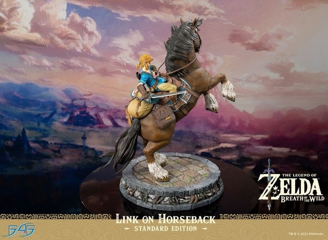 約17万円の『ゼルダの伝説BotW』「リンク」スタチュー登場！全高約56cm、大馬にまたがった大迫力の一品