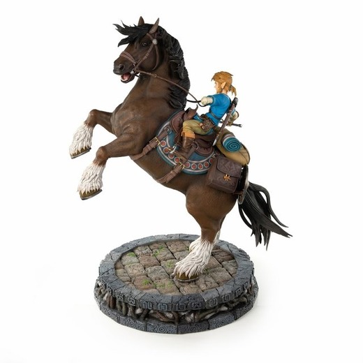 約17万円の『ゼルダの伝説BotW』「リンク」スタチュー登場！全高約56cm、大馬にまたがった大迫力の一品