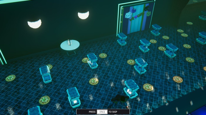 集えパリピたち!パーティ設営シミュ『Party Maker』会場に大量のピザや猫缶をまき散らす悪徳業者がいるらしい【爆レポ】