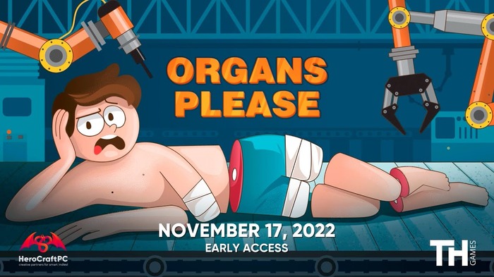 人間リサイクル工場管理シム『Organs Please』早期アクセス開始日決定！