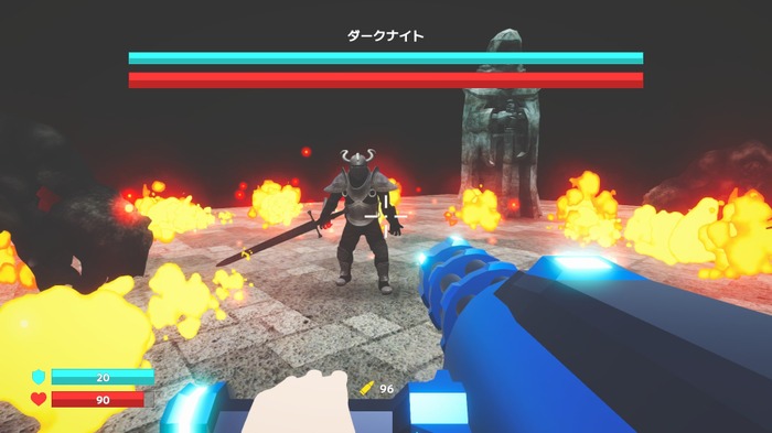 女の子がガトリングガンを撃ちまくるFPS『アリスとガトリング』PC向けにリリース―敵の大群をなぎ倒すシンプルな爽快感を楽しもう