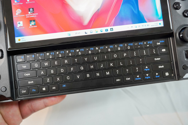 PSPのようなゲーミングUMPC「GPD WIN 4」国内予約開始。スライド式メカニカルキーボード搭載