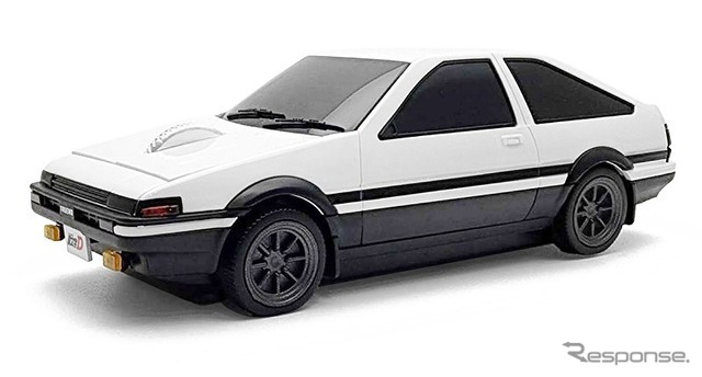 スプリンタートレノ（AE86）型無線マウス「頭文字D」藤原とうふ店（自家用）仕様