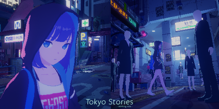 親友を追って幻想的な街へ…ピクセルアート×3Dな新作ADV『Tokyo Stories』ストアページ公開【UPDATE】