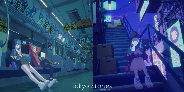 親友を追って幻想的な街へ…ピクセルアート×3Dな新作ADV『Tokyo Stories』ストアページ公開【UPDATE】