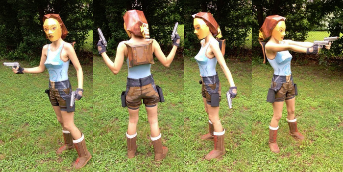 初代『Tomb Raider』のララ・クロフトを忠実に再現してしまったコスプレ