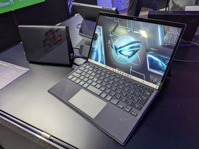 ASUS、ROG Flow Z13発表。第13世代Core i9にRTX 4060搭載の13.4型ゲーミングタブレット