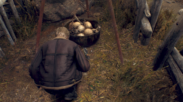 『バイオハザード RE:4』最初の村でアタッシェケースを卵で満タンにしたい！数時間の「卵待ち」の結果は…？