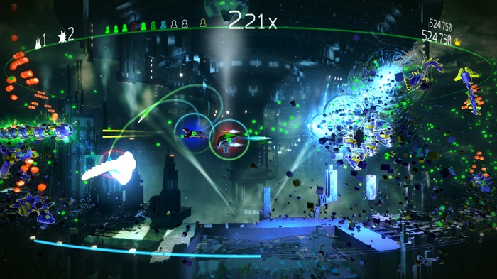 PS4オンライン配信専用タイトル『RESOGUN』機体設計を追加する大型アップデート実施へ