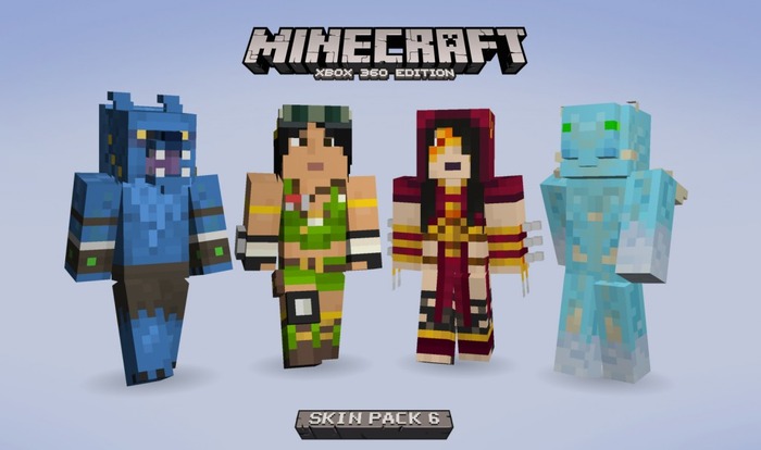 『Minecraft: Xbox 360 Edition』最新スキンパック「Skin Pack 6」の配信日及び全収録スキンが発表